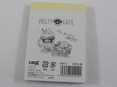Cute Kawaii Crux Melty Cafe Coffee Drink Mini Notepad / Memo Pad - E - Stationery Designer Paper Collection