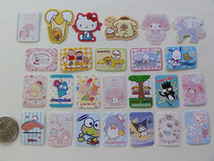 Kawaii Cute Keroppi Tuxedosam Kuririn Badtz Maru Flake Sack Stickers - 25 pcs 2015