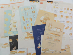 Cute Kawaii Bread Bakery Letter Writing Paper + Envelope Stationery Theme Set