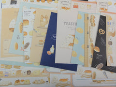 Cute Kawaii Bread Bakery Letter Writing Paper + Envelope Stationery Theme Set