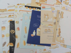 Cute Kawaii Bread Bakery Letter Writing Paper + Envelope Stationery Theme Set