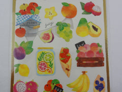 Cute Kawaii Mind Wave Weekend Market Series - Fruit Harvest Sticker Sheet - for Journal Planner Craft