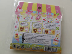Cute Kawaii Q-Lia Sweet Dessert Shop Button Stickers Sack - Vintage