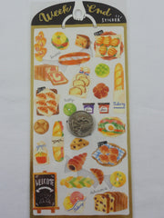 Cute Kawaii Mind Wave Weekend Market Series - Bread Deli Bakery Sticker Sheet - for Journal Planner Craft