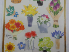 Cute Kawaii Mind Wave Weekend Market Series - Garden Flower and Plant Sticker Sheet - for Journal Planner Craft