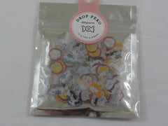 Cute Kawaii Crux Candy Drop Style Flake Stickers Sack - Cat Kitten - for Journal Planner Agenda Craft Scrapbook