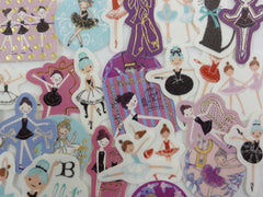 Ballerina Ballet Dance Flake Stickers - 32 pcs