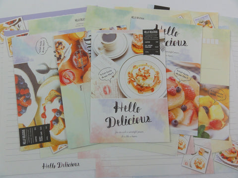 Cute Kawaii Crux Hello Delicious Fruit Letter Sets - Stationery Writing Paper Envelope Penpal Gift