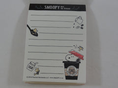 Cute Kawaii Snoopy Coffee Mini Notepad / Memo Pad - Stationery Designer Writing Paper Collection