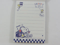 Cute Kawaii Snoopy Music Mini Notepad / Memo Pad - Stationery Designer Writing Paper Collection