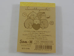 Cute Kawaii San-X Sumikko Gurashi Mini Me Mini Notepad / Memo Pad - A - 2018