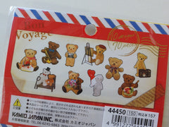 Cute Kawaii Kamio Teddy Bear Photo Stickers Sack