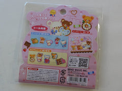 Cute Kawaii Mind Wave Bears in Holiday Stickers Flake Sack - Vintage