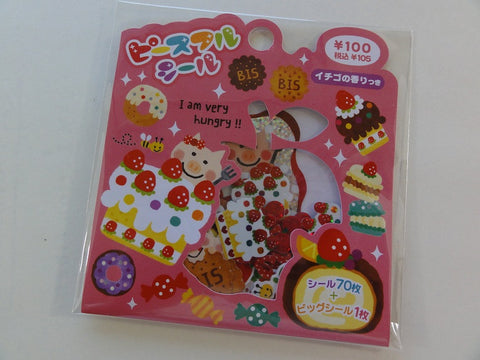 Cute Kawaii Mind Wave I am Very Hungry Flake Stickers Sack