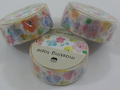 Cute Kawaii Mind Wave Flower Washi / Masking Deco Tape - for Scrapbooking Journal Planner Craft