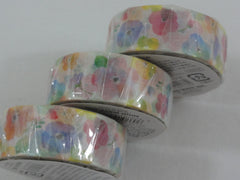 Cute Kawaii Mind Wave Flower Washi / Masking Deco Tape - for Scrapbooking Journal Planner Craft