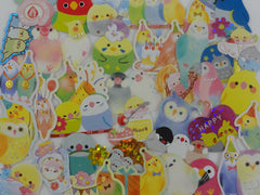 Cute Kawaii Birds Flake Stickers - 40 pcs - for Journal Planner Craft Scrapbook