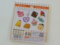 Cute Kawaii Mind Wave Sweet Chocolate Strawberry Dessert Flake Stickers Sack