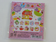 Cute Kawaii Kamio Rabbit Strawberry Bakery Pastry Shop Stickers Sack - Vintage