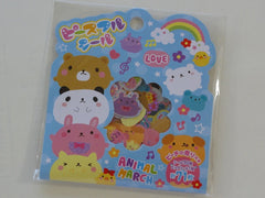 Cute Kawaii Mind Wave Animal March Stickers Sack - Vintage