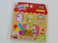 Cute Kawaii Mind Wave Lucky Animal Stickers Sack - Vintage A