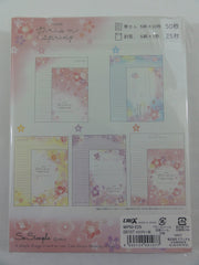 Cute Kawaii Crux Cherry Blossom Spring Flower Letter Set Pack - Stationery Writing Paper Penpal