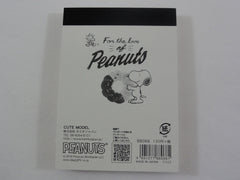 Cute Kawaii Snoopy Love Bread Mini Notepad / Memo Pad - Stationery Designer Writing Paper Collection