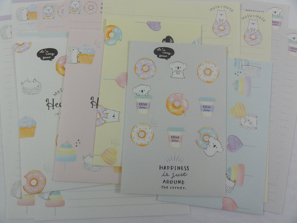 Crux Hedgehog Break Time Letter Sets - Stationery Writing Paper Envelope