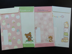 Cute Kawaii San-X Rilakkuma & Sumikko Gurashi Tall Envelopes