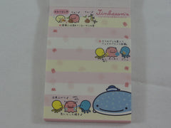 Vintage Rare VHTF - Cute Kawaii San-X Jinbesan Whale Mini Notepad / Memo Pad - A - Stationery Penpal Gift