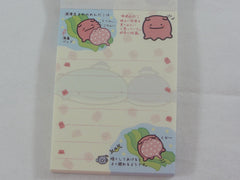 Vintage Rare VHTF - Cute Kawaii San-X Jinbesan Whale Mini Notepad / Memo Pad - B - Stationery Penpal Gift