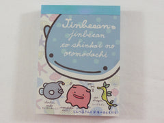 Vintage Rare VHTF - Cute Kawaii San-X Jinbesan Whale Mini Notepad / Memo Pad - C - Stationery Penpal Gift