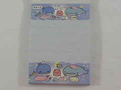 Vintage Rare VHTF - Cute Kawaii San-X Jinbesan Whale Mini Notepad / Memo Pad - C - Stationery Penpal Gift