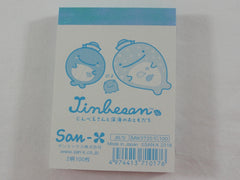 Vintage Rare VHTF - Cute Kawaii San-X Jinbesan Whale Mini Notepad / Memo Pad - C - Stationery Penpal Gift