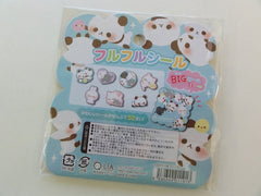 Cute Kawaii Q-Lia Sweet Smooch Panda Stickers Flake Sack