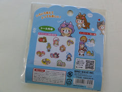Cute Kawaii Mind Wave Capuri Mono Costume Bear Flake Stickers Sack - A