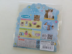 Cute Kawaii Mind Wave Sleeping Etude Cat Kitten Flake Stickers Sack