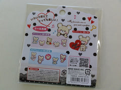 Cute Kawaii Mind Wave Petit Bear Parfait Flake Stickers Sack - Vintage