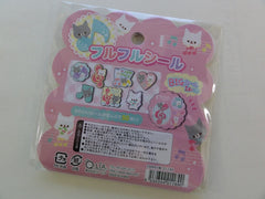 Cute Kawaii Q-Lia Melody Cat Kitten Flake Stickers Sack