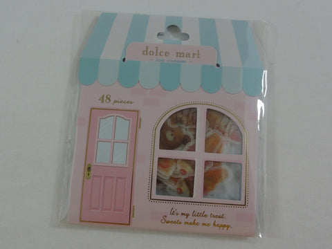 Cute Kawaii Q-Lia Dolce Mart Flake Stickers Sack - Ice Cream