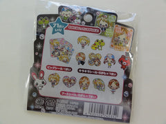 Cute Kawaii Girl Best Friends Flake Stickers Sack - Vintage