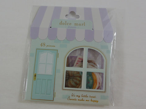 Cute Kawaii Q-Lia Dolce Mart Flake Stickers Sack - Donuts