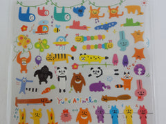 Cute Kawaii Mind Wave Animal Safari Wild Zoo Sticker Sheet - for Journal Planner Craft