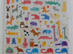 Cute Kawaii Mind Wave Animal Safari Wild Zoo Sticker Sheet - for Journal Planner Craft