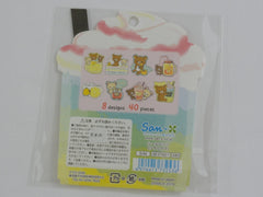 Cute Kawaii San-X Rilakkuma Flake Stickers Sack - Drinks - Collectible for Journal Agenda Planner Craft Scrapbook