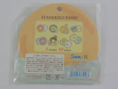 Cute Kawaii San-X Sumikko Gurashi Flake Stickers Sack - Donut - Collectible for Journal Agenda Planner Craft Scrapbook