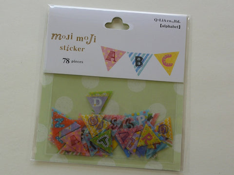 Cute Kawaii Q-Lia Alphabet Banner Design Sticker Flakes Sack