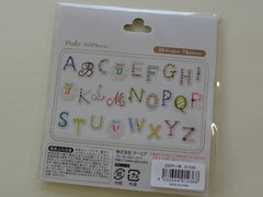 Cute Kawaii Q-Lia Alphabet Fabric Craft Design Sticker Flakes Sack