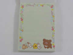 Cute Kawaii San-X Rilakkuma Bear Rabbit Mini Notepad / Memo Pad - D - Stationery Writing Message