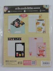 Cute Kawaii Mind Wave Sweet Letter Set Pack - Stationery Writing Paper Envelope Pen Pal
